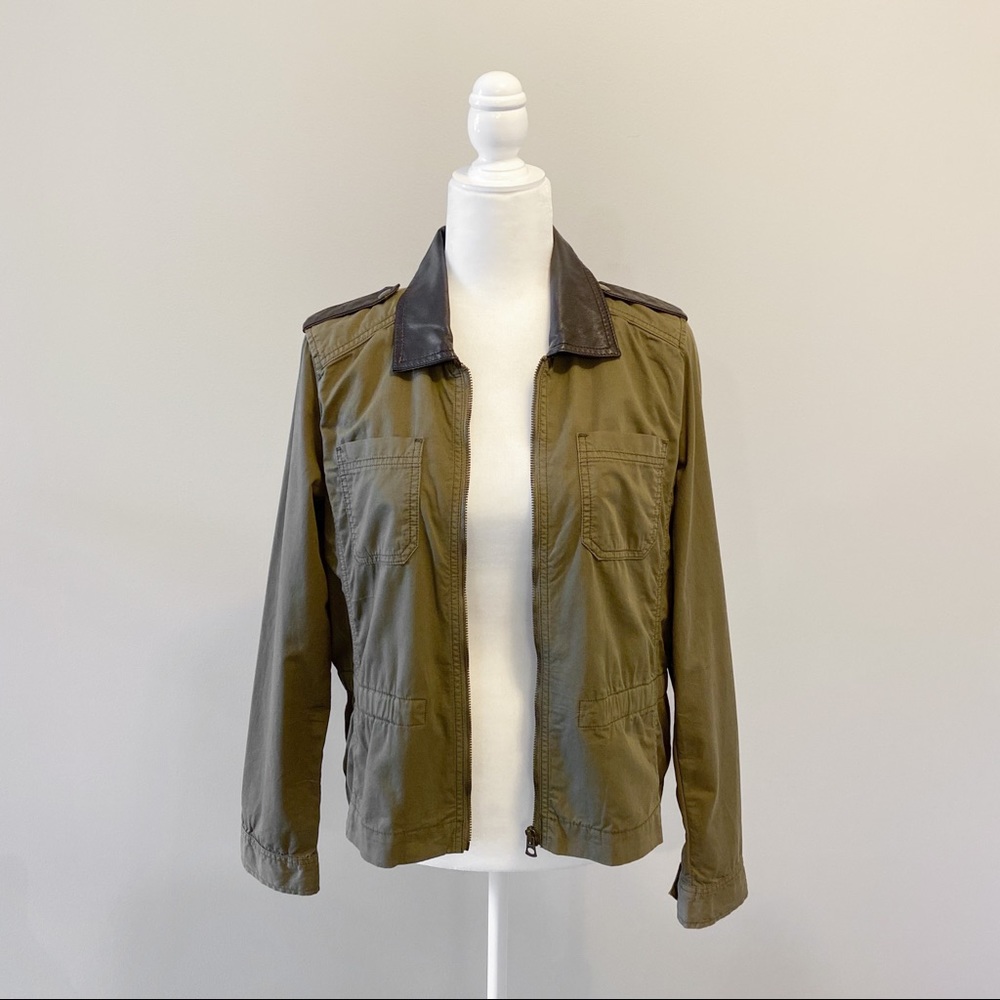 Lucky Brand Army Green Jacket Lightweight Size M
